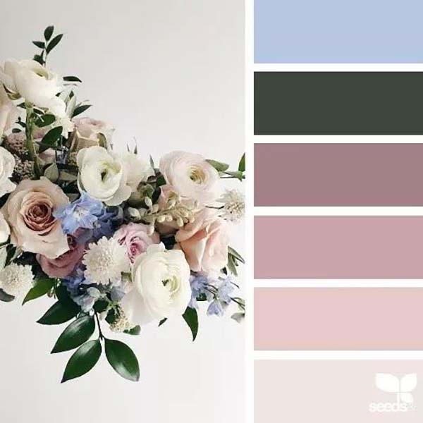 花卉色彩象征与网站设计配色